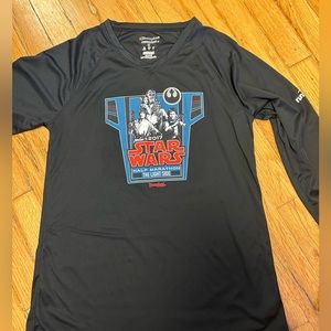 Star Wars half marathon finisher shirt. Size medium. Brand new